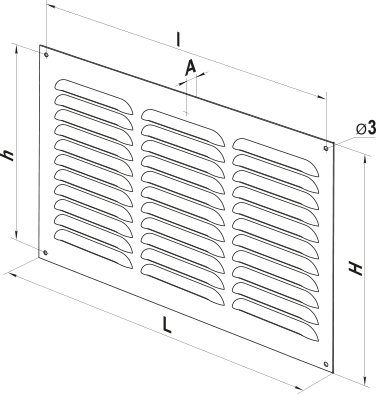 Vents MVMP 300x100/3 - Dimensions