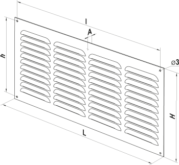 Vents MVMP 400x450/4 - Dimensions