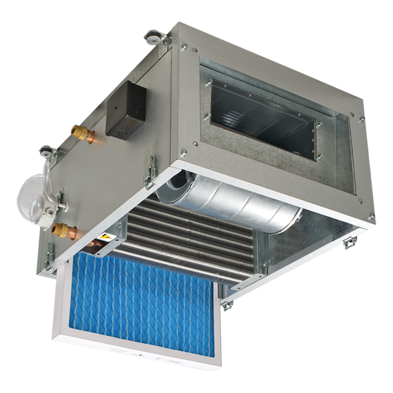 Supply ventilation units - Units with water heaters