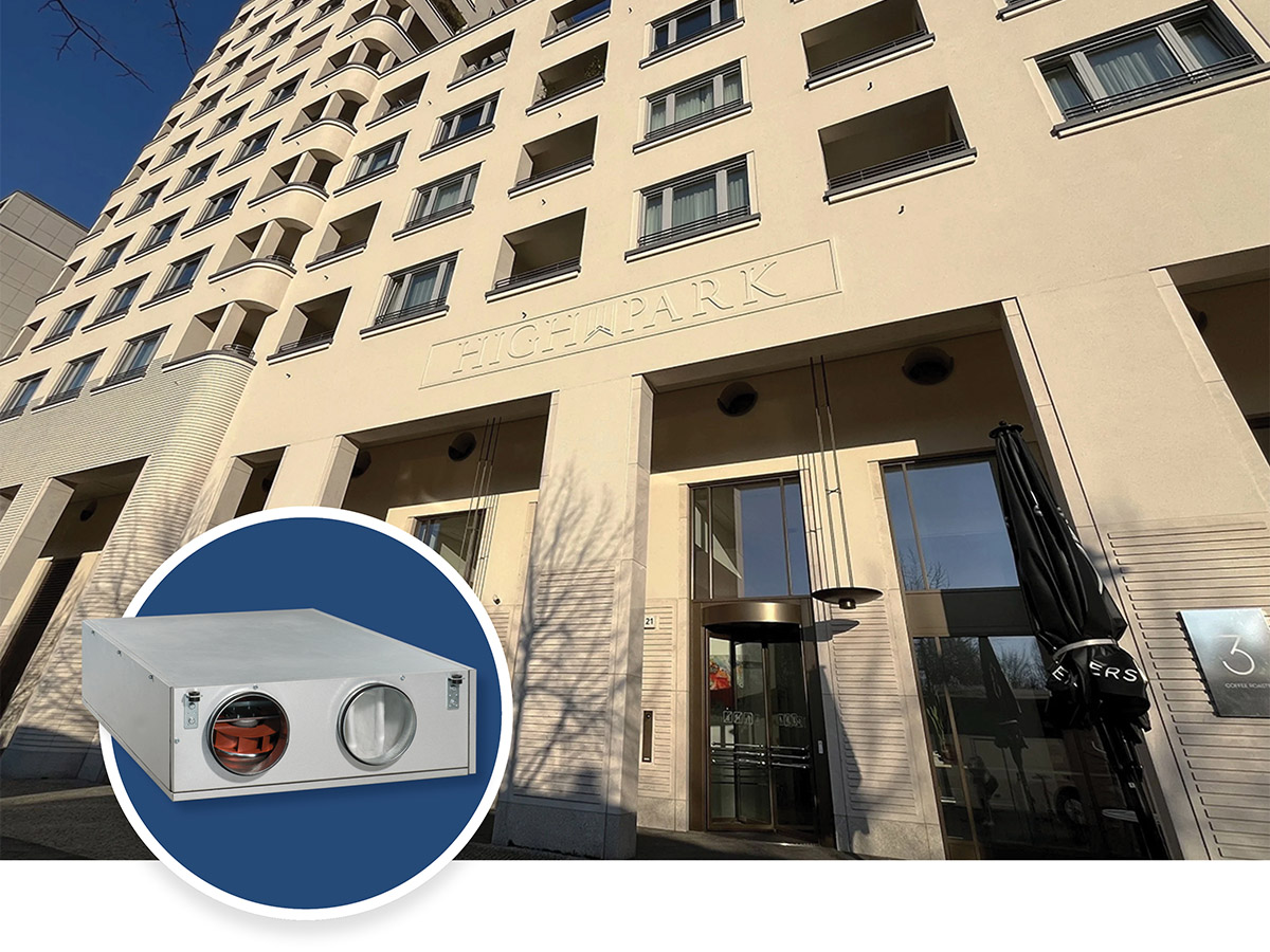 Vents units are in the heart of Berlin