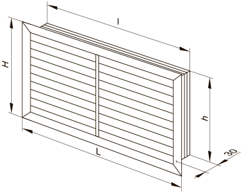 Vents GR 1200x300 - Dimensions