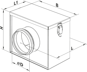 Vents FBV 125 - Dimensions