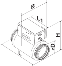 Vents NKP 150-1,7-1 - Dimensions