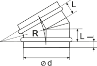 Vents Bend 30-560 - Dimensions
