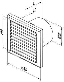 Vents 125 K1 - Dimensions