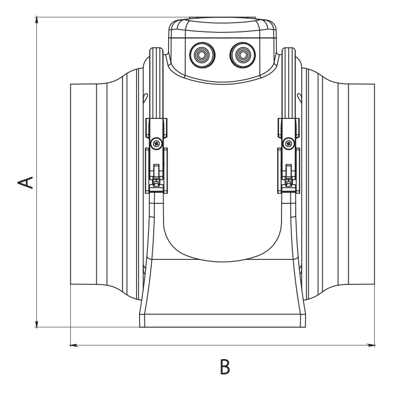 Vents Boost 150 R - Dimensions
