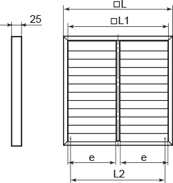 Vents GRM 835 - Dimensions