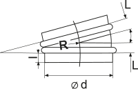 Vents Bend 15-710 - Dimensions