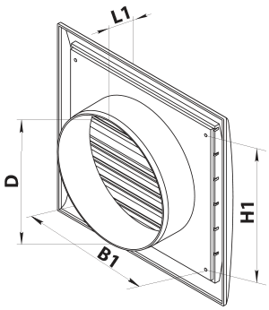 Vents MV 123 Rs - Dimensions