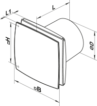 Vents 100 LD T L Q - Dimensions