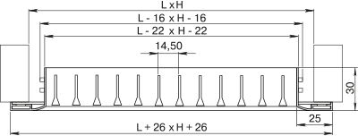 Vents ONG (ONV) 150x250 - Dimensions