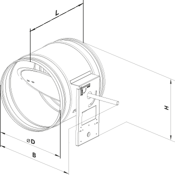 Vents KRV 400 - Dimensions
