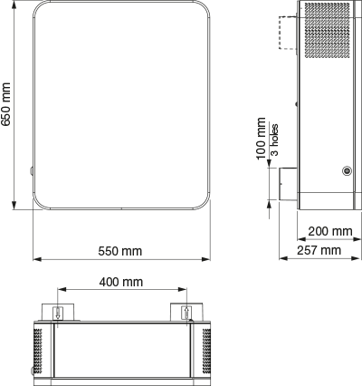 Vents Micra 100 WiFi - Dimensions