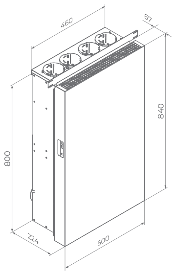 Vents Micra 110 V1 - Dimensions