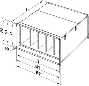 Vents FBK 400x200-4 - Dimensions