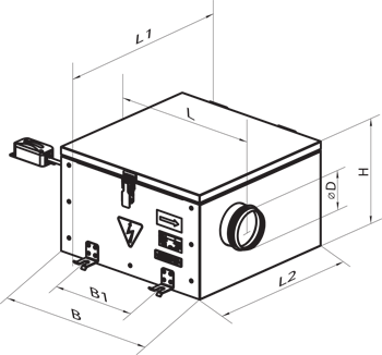 Vents KSB 100 K2 - Dimensions
