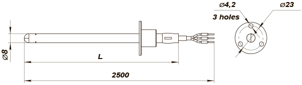 Vents KDT2-M 100 - Dimensions
