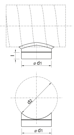 Vents Saddle 560/500 - Dimensions