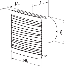 Vents 100 Wave V - Dimensions