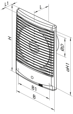 Vents 125 M3 - Dimensions
