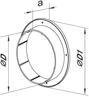 Vents FO 150 - Dimensions
