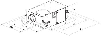 Vents KSV 150 Duo G4 - Dimensions