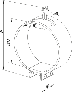 Vents CZ 150 - Dimensions
