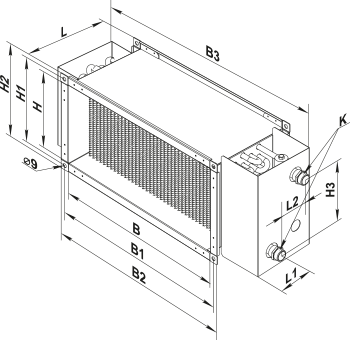 Vents NKV 400x200-4 - Dimensions