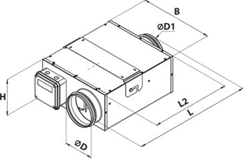Vents VKP 150 mini Duo - Dimensions