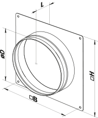 Vents FMK 110 - Dimensions