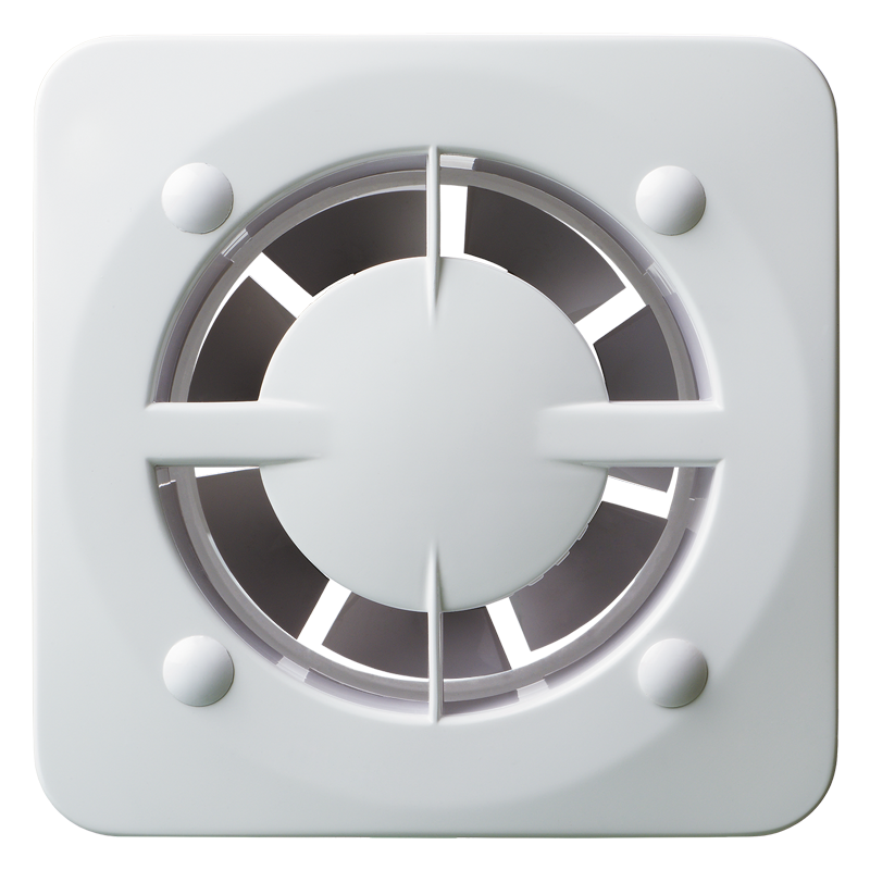 Vents 100 Base turbo - Axial extract high-performance fans, compatible with the Design decorative panels