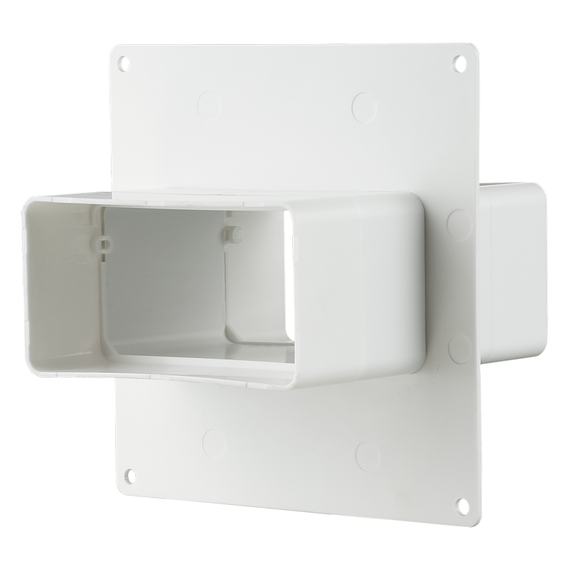 Series Vents Air duct connector with a plate - Flat duct - Plastic ductwork