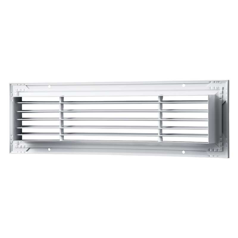 Vents ONL 800x650 - Single-row linear horizontal ventilation grille with fixed vanes