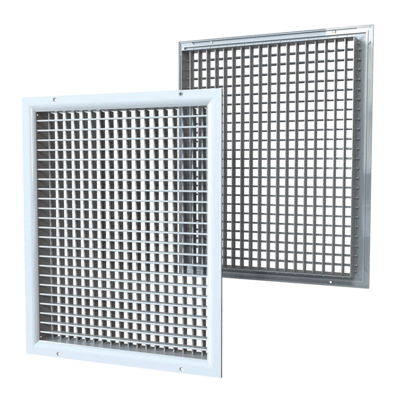 Vents DR 650x300 - Double-row ventilation grille with adjustable louvres