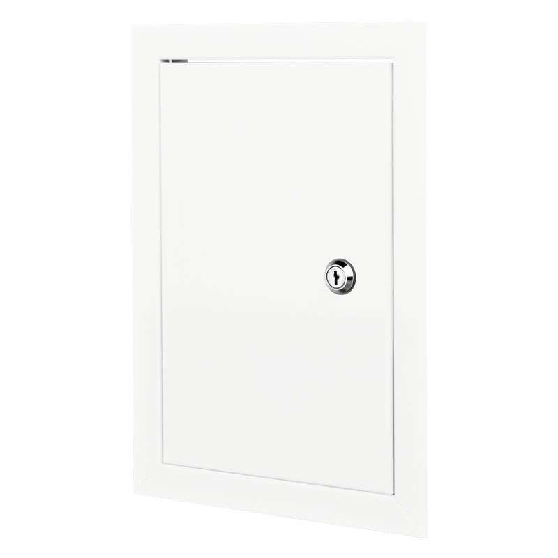 Vents DMZ 200x200 - Metal moisture-resistant access doors with a lock for bathrooms