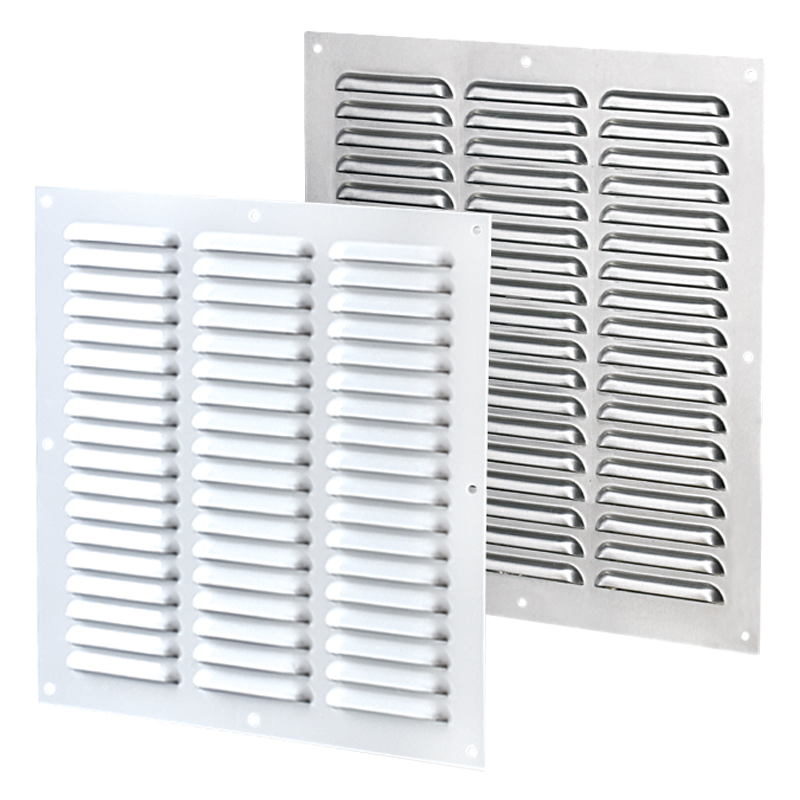 Vents MVMP 300x100/3 - Multiple-row metal grilles with angled louvers, multiple-row