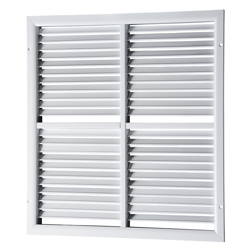 Vents ORK 550x600 - Single-row sectional ventilation grille with adjustable louvres