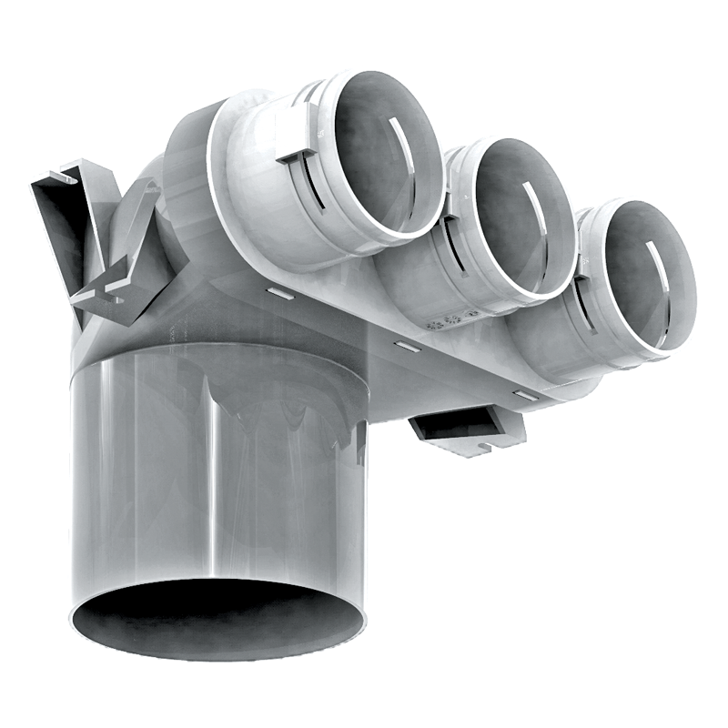 Series Vents Connectors 63 mm - System 63 - Radial ductwork