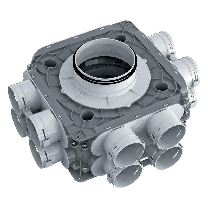 Series Vents FlexiVent 1051 75x12 - System 75 - Radial ductwork