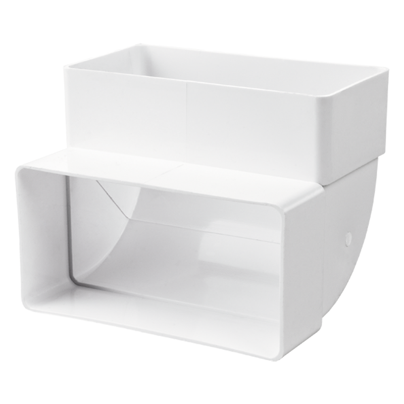 Series Vents Vertical 90° bend for flat ducts - Flat duct - Plastic ductwork