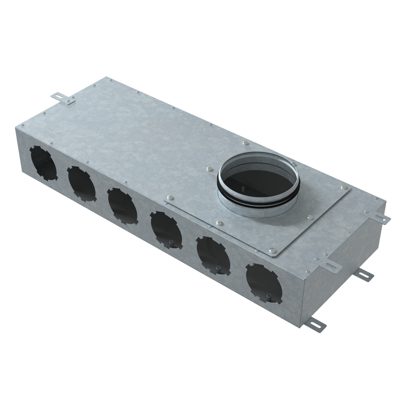 Series Vents FlexiVent 1004160/90x6 - System 90 - Radial ductwork
