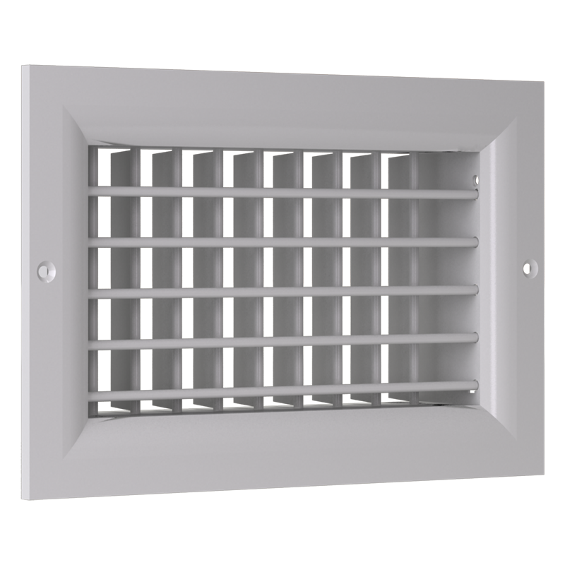 Vents DR 650x300 - Double-row ventilation grille with adjustable louvres