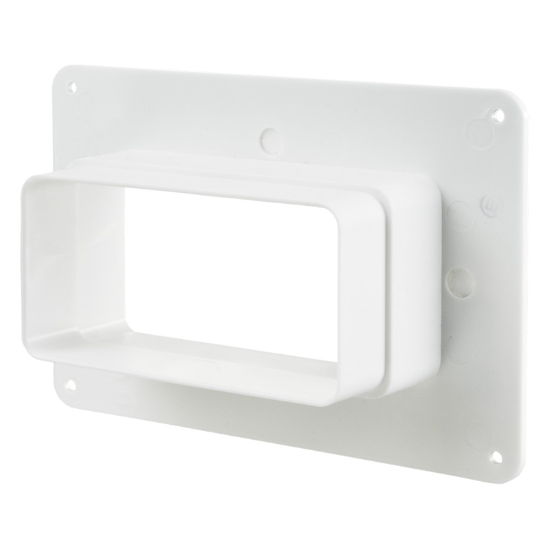 Series Vents Wall plate with flange - Flat duct - Plastic ductwork