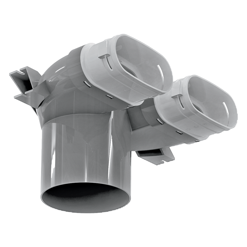 Series Vents Connectors 52 mm - System 52 - Radial ductwork