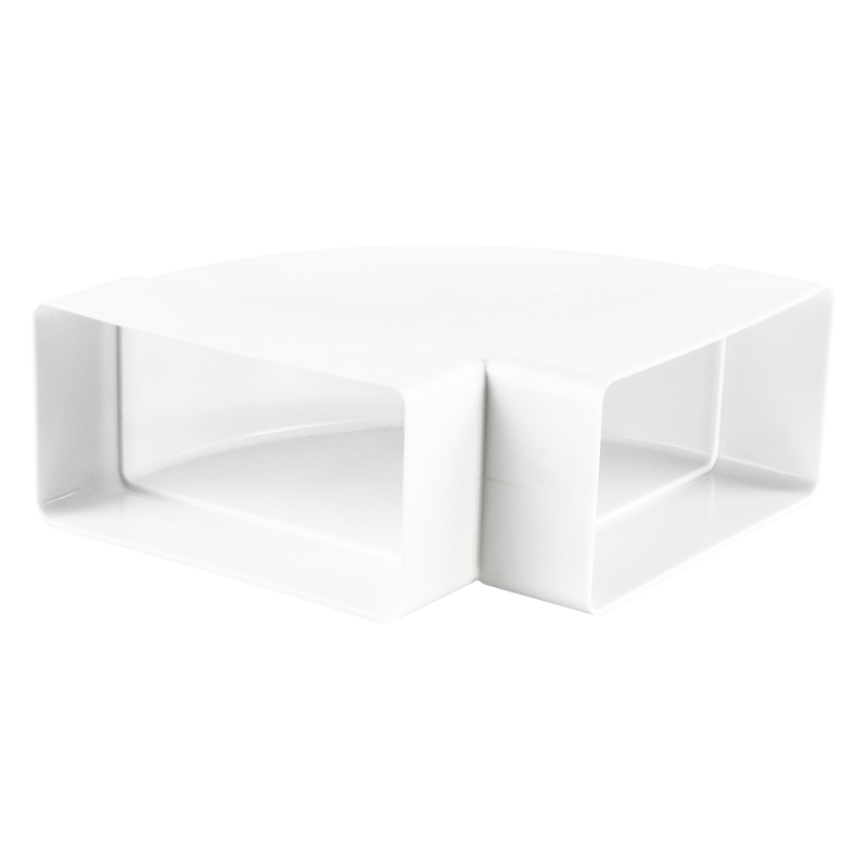 Series Vents Horizontal 90° bend for flat ducts - Flat duct - Plastic ductwork