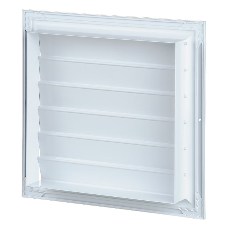 Vents RG 150x150 - Ventilation grille with gravity shutters