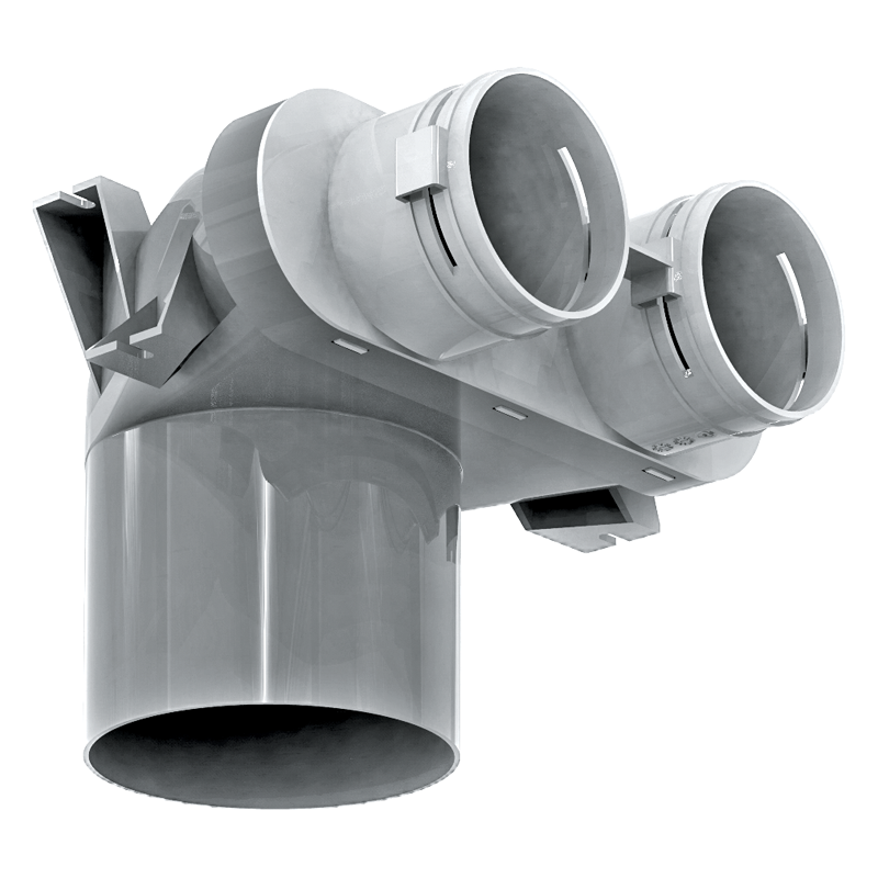 Series Vents Connectors 90 mm - System 90 - Radial ductwork