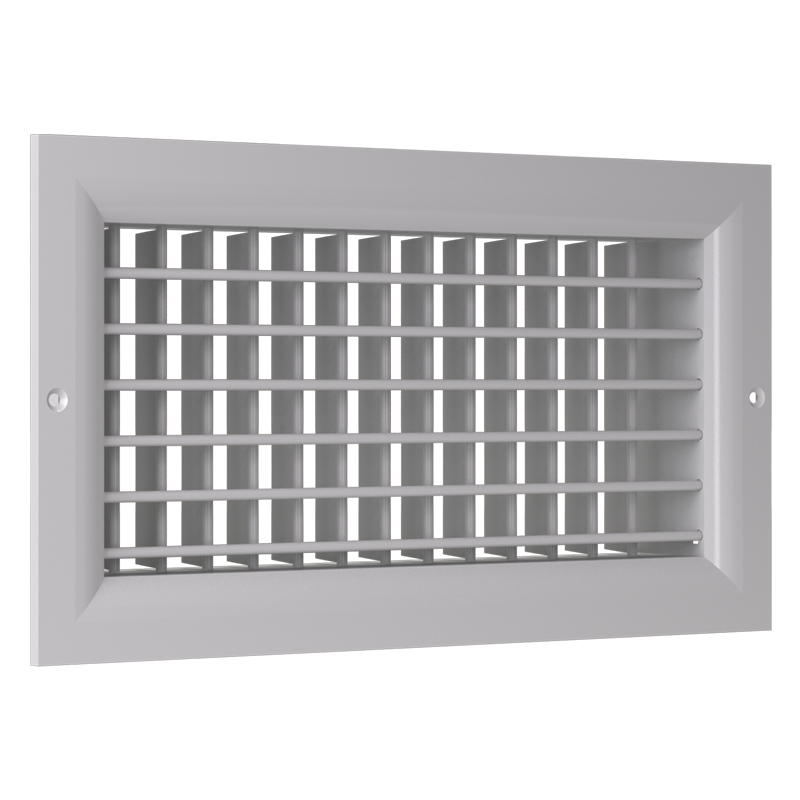 Vents DR 650x300 - Double-row ventilation grille with adjustable louvres