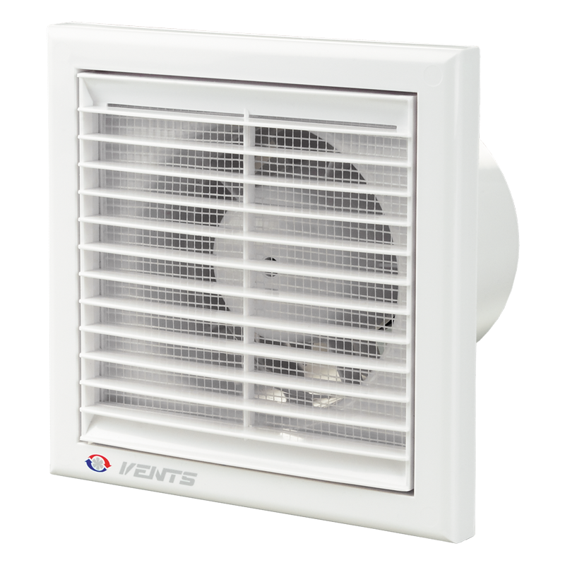 Vents 125 K1 - High-performance axial extract fans with short flange

