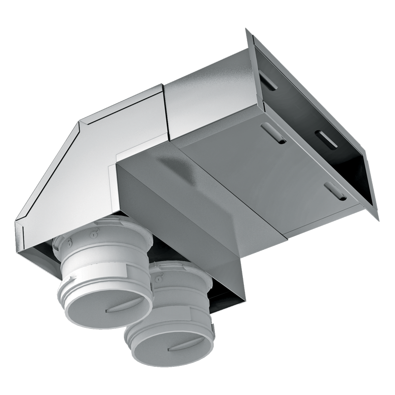 Series Vents FlexiVent 0833200x55/75x2 - System 75 - Radial ductwork